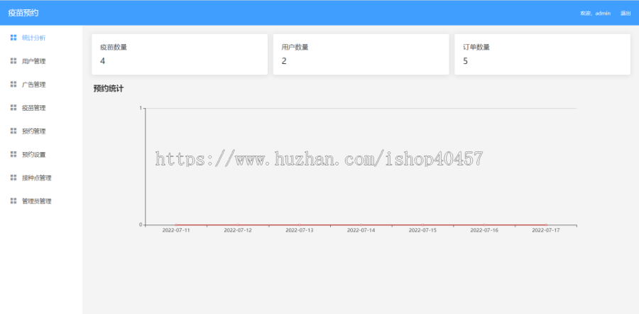 springboot vue疫苗预约网站源码