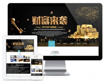 易优eyoucms模版 响应式金融理财管理公司网站模板
