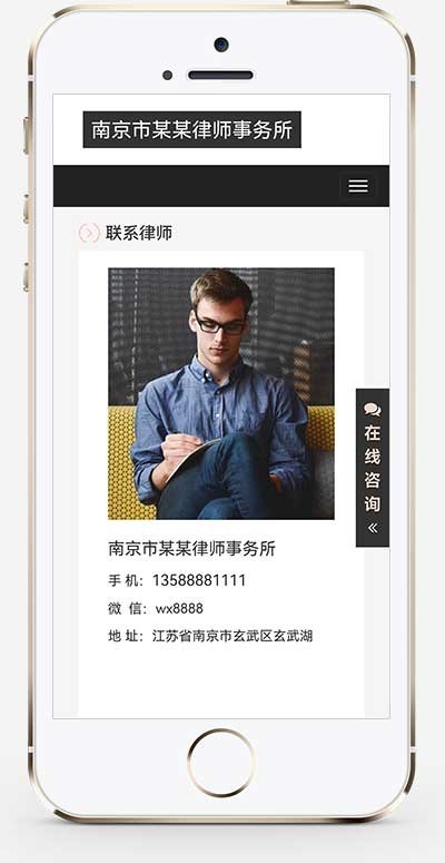 个人律师网站源码律师事务所网站法务机构法律咨询公司官网劳动仲裁法律文书律师介绍