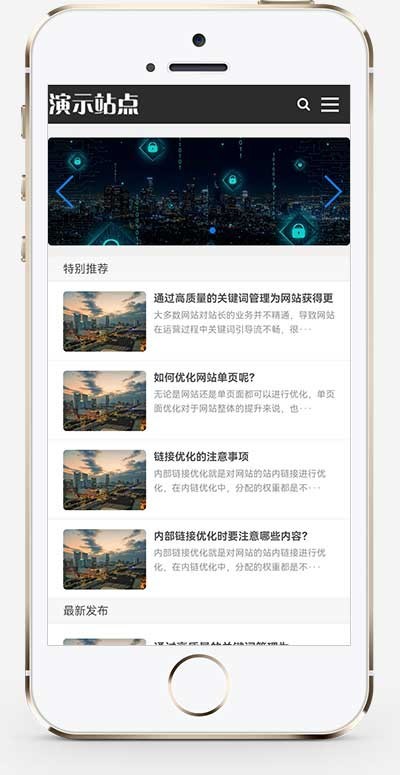资讯文章 新闻个人博客网站源码
