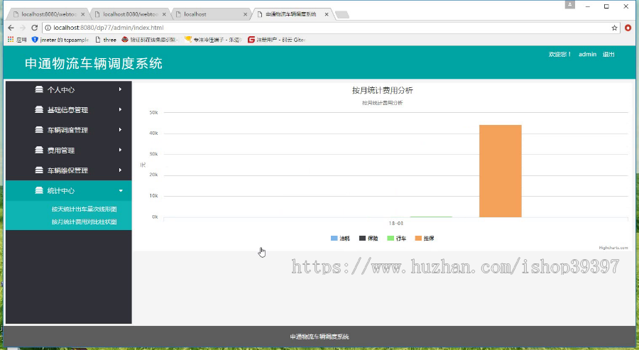 【毕设】jsp1934申通物流车辆调度系统springmvc毕业设计