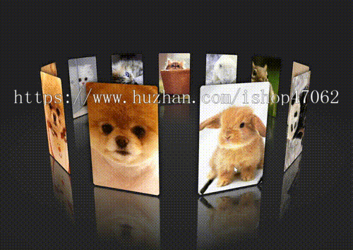 520表白html实现3D动态相册源码,换成女朋友照片