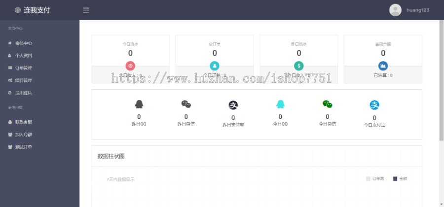 Thinkphp聚合支付系统/三方支付系统/易支付系统/支付源码/支付通道/连我支付系统源码