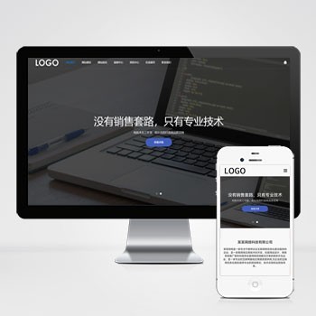 （自适应手机端）pbootcms网站建设网络科技类模板 SEO优化网络建站公司网站源码下载