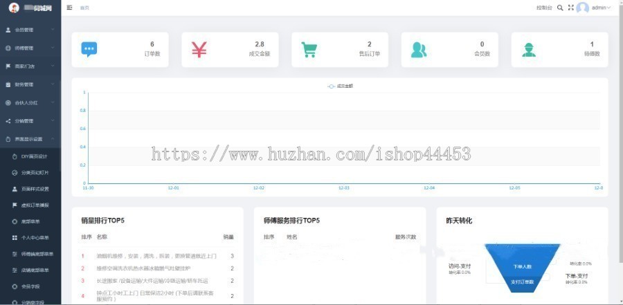 新版修复版 家政服务 派单 师傅 门店入驻 多城市带积分开源小程序