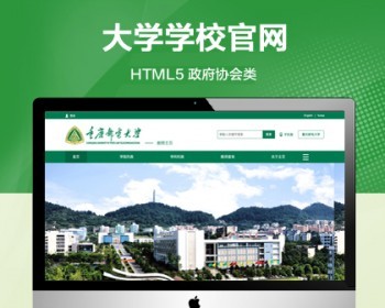 大学学校官网纯静态静态网站模板 html校园官网网站源码