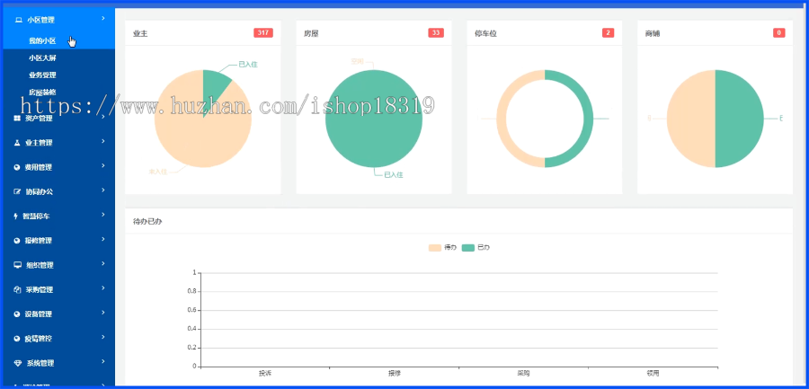 Java智慧物业管理系统源码