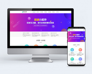 小程序开发网络公司网站（PC+WAP）