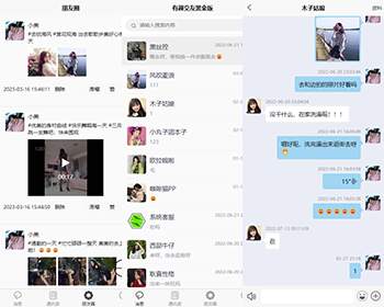 有趣交友黑金版 即时通讯 聊天交友 朋友圈 uniapp源码小程序微信抖音h5安卓苹果