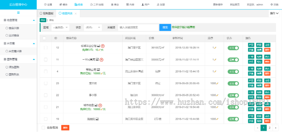 【修复版】多城市房产二手房租房系统网站源码二手房出租房发布平台PC+手机