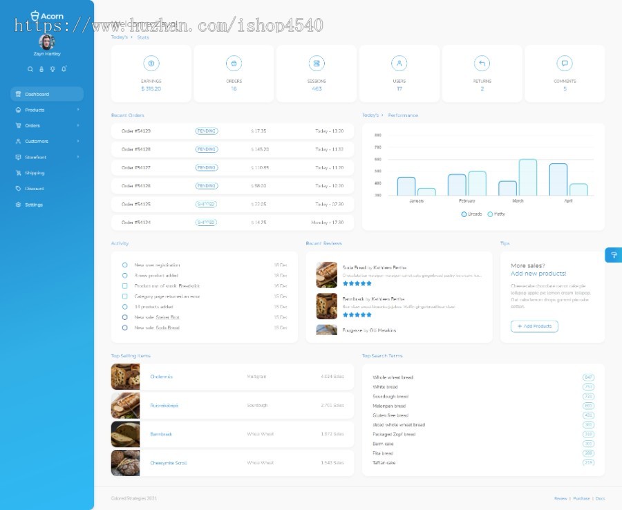 HTML_Laravel Bootstrap5 html5后台管理面板前端主题UI框架