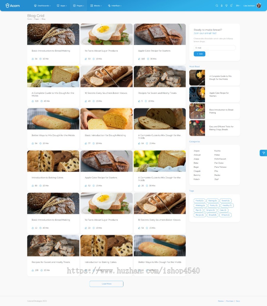 HTML_Laravel Bootstrap5 html5后台管理面板前端主题UI框架