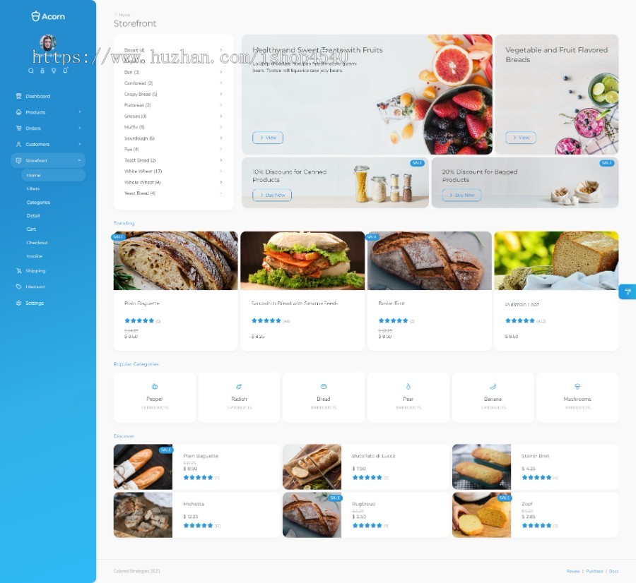HTML_Laravel Bootstrap5 html5后台管理面板前端主题UI框架