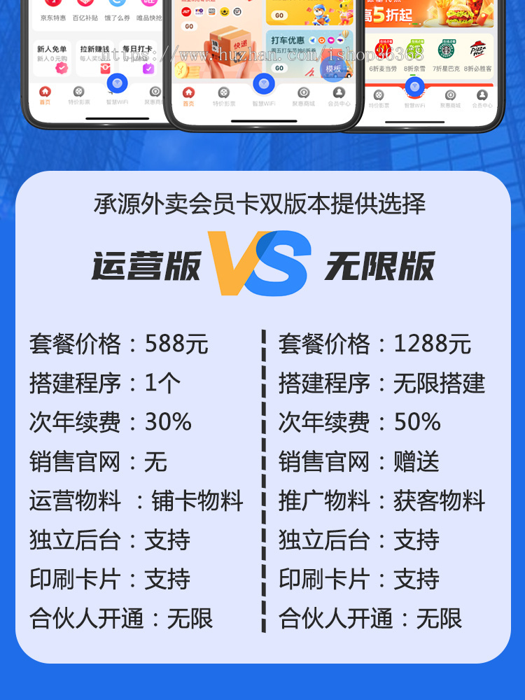 外卖会员卡全新版本wifi小程序分销挪车码cps外卖返利AI绘画入驻扫码连接小程序系统源