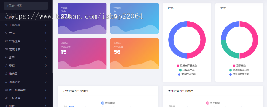 多语言跨境电商 海外商城网站 国际贸易外贸软件 多商户入驻含PC端手机端