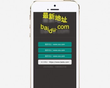 漂亮个人导航网站网址引导页网站模板 单页面html源码app下载自适应网站源码