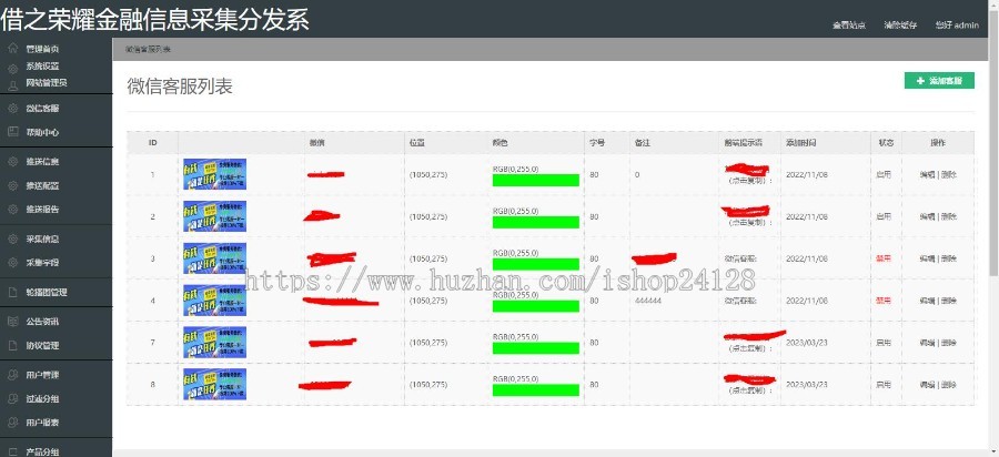 借之荣耀金融信息采集分发系统