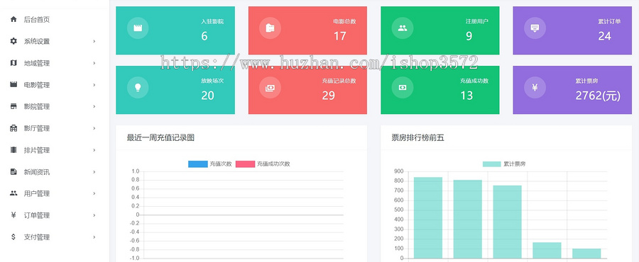 电影售票管理系统源码(SSH)