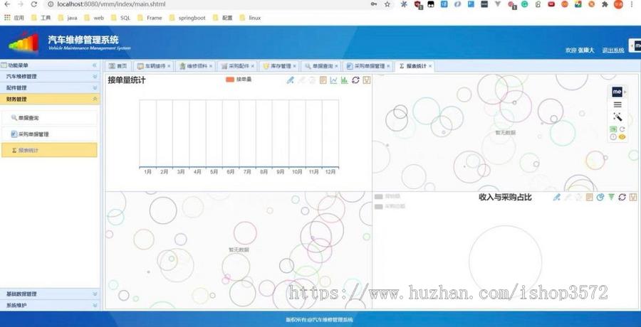 Java SSM汽车维修管理系统源码 4S店管理系统源码