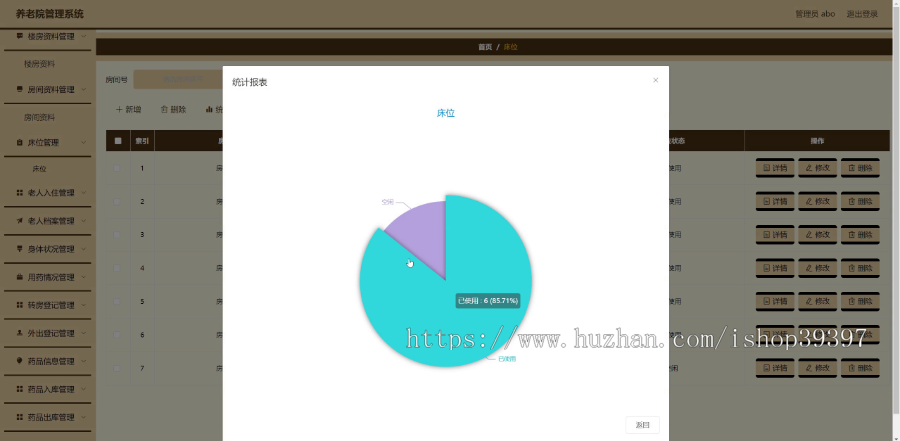 毕设java养老院管理系统ssm vue web3058毕业设计