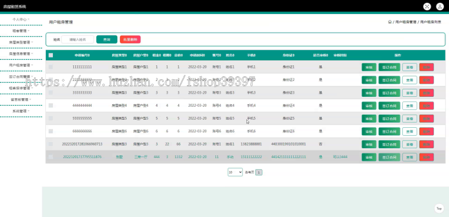 毕设java房屋租赁系统ssm jsp web有文档2821毕业设计