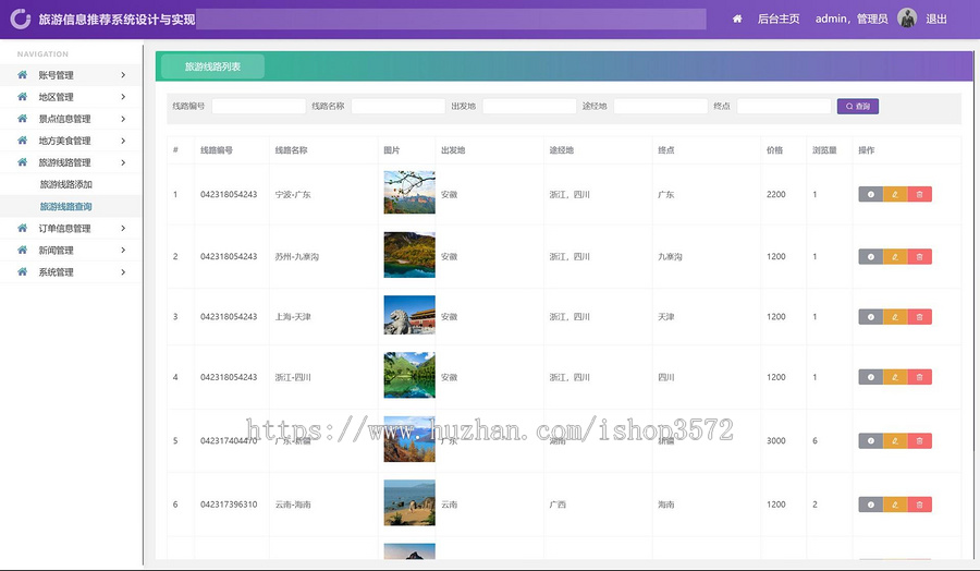 基于springboot+vue旅游信息管理系统源码