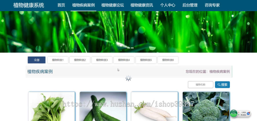 毕设springboot087植物健康系统毕业设计