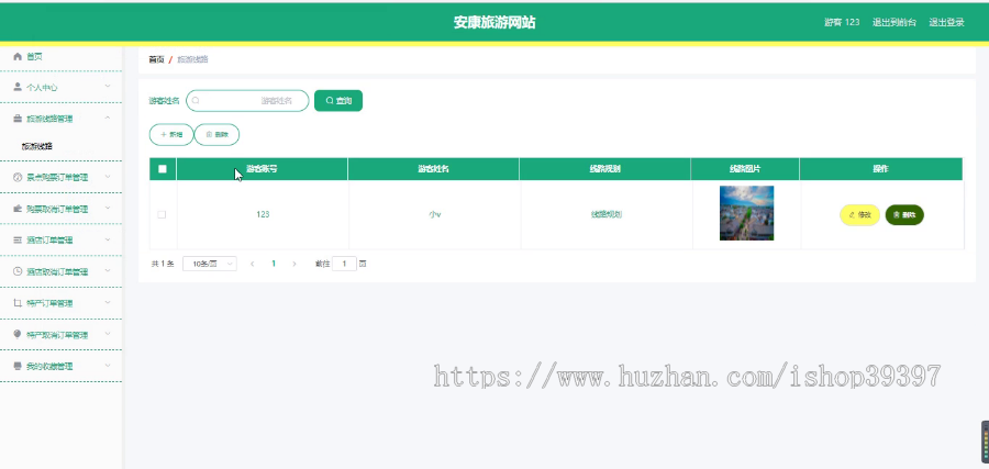 毕设springboot092安康旅游网站的毕业设计