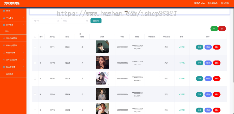 毕设springboot125汽车资讯网站毕业设计