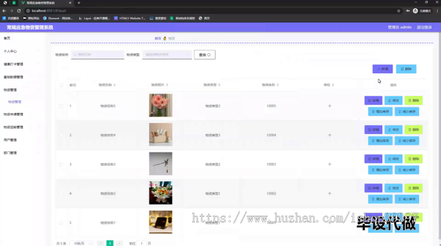 毕设springboot156基于SpringBoot+Vue的常规应急物资管理系统毕业设计
