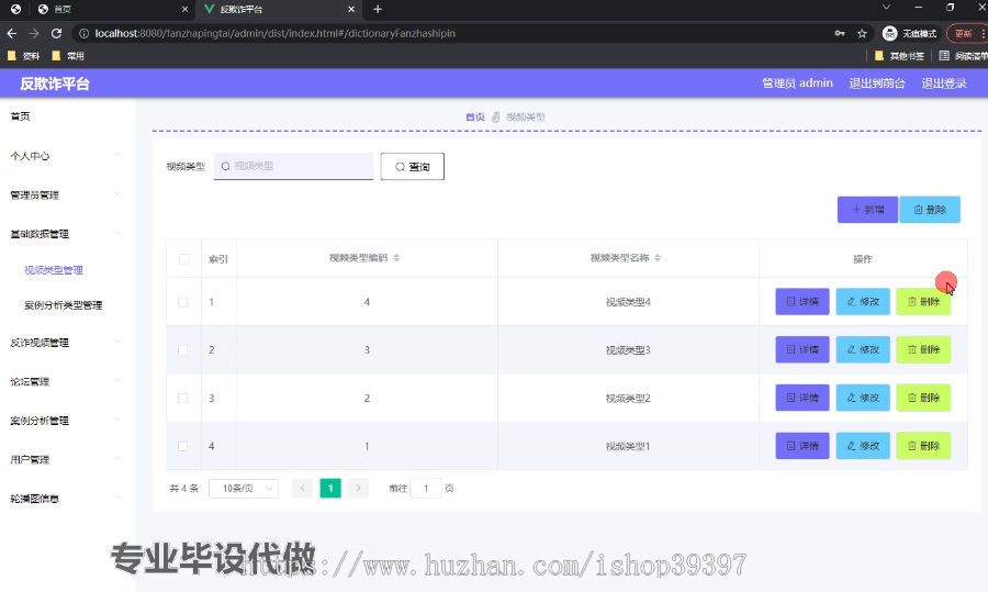 毕设springboot269反欺诈平台的建设毕业设计