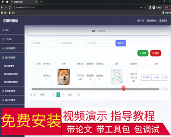 毕设springboot328在线骑行网站毕业设计