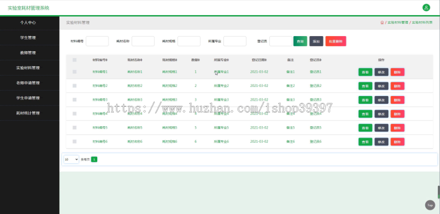 毕设ssm023实验室耗材管理系统+jsp毕业设计
