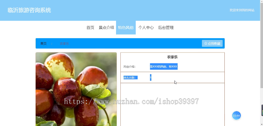 毕设ssm116临沂旅游咨询系统+vue毕业设计