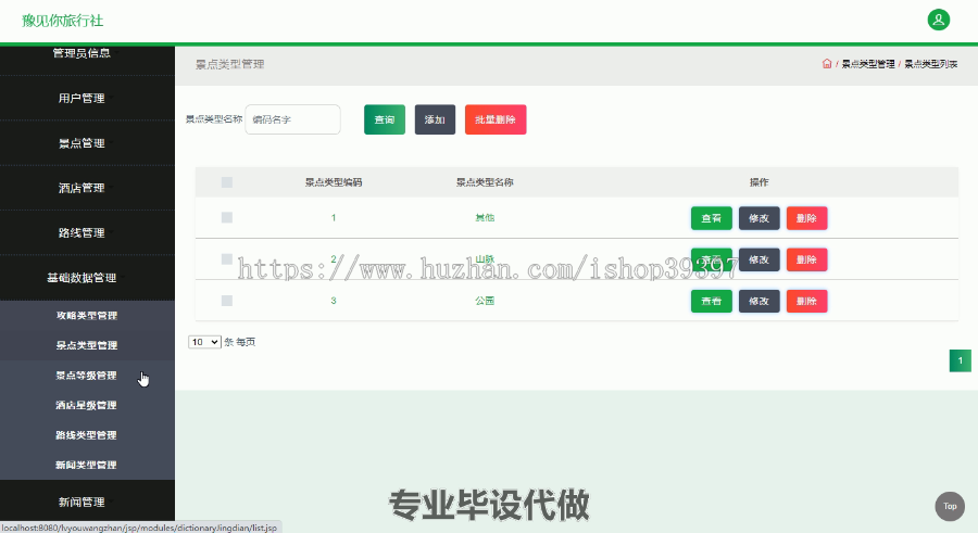 毕设ssm172旅行社管理系统的毕业设计