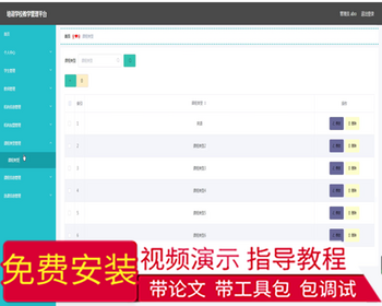 毕设ssm222培训学校教学管理平台+vue毕业设计