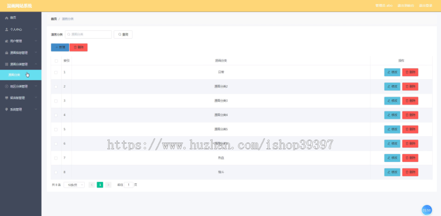 毕设ssm253基于vue框架技术的漫画网站系统+vue毕业设计