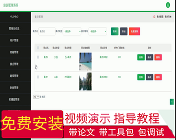 毕设ssm285基于SSM的旅游管理系统毕业设计