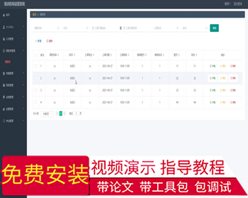 毕设ssm313培训机构运营系统+vue毕业设计