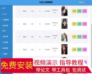 毕设ssm363基于javaweb的中小型人力资源管理系统+vue毕业设计