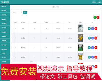 毕设ssm419智能小区管理系统+vue毕业设计
