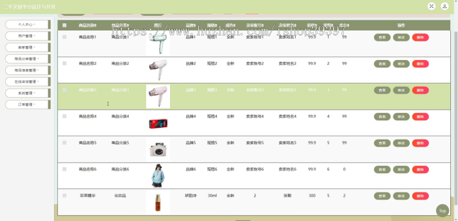 毕设ssm629基于SSM的二手交易平台设计与开发+jsp演示毕业设计