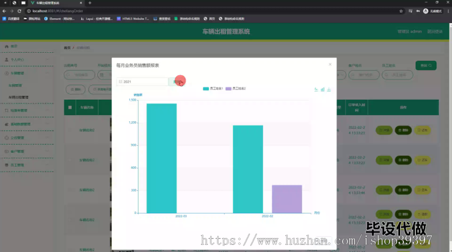 毕设ssm643基于ssm框架的车辆出租管理系统+vue毕业设计
