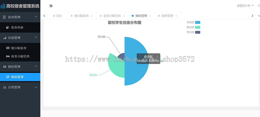 基于Springboot+springmvc+Mybatis 开发的高校宿舍管理系统源码