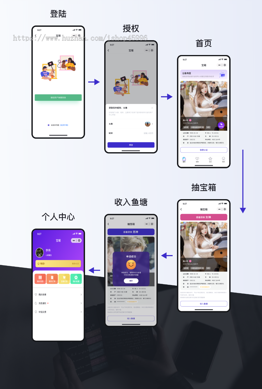 宝箱交友小程序/社交互动