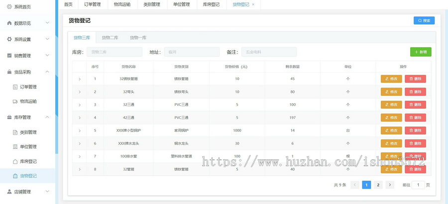 基于springboot的类超市管理系统源码前后端分离