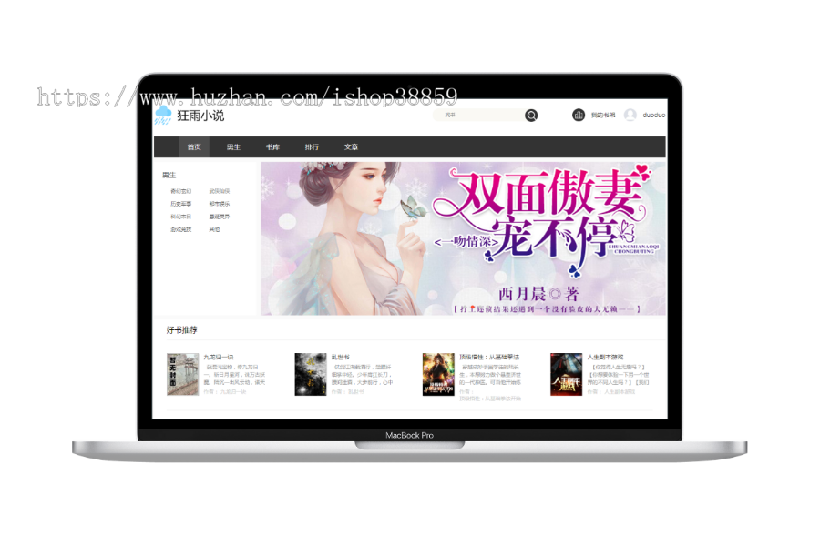 完美可运行小说系统带采集规则带模板自适应小说程序