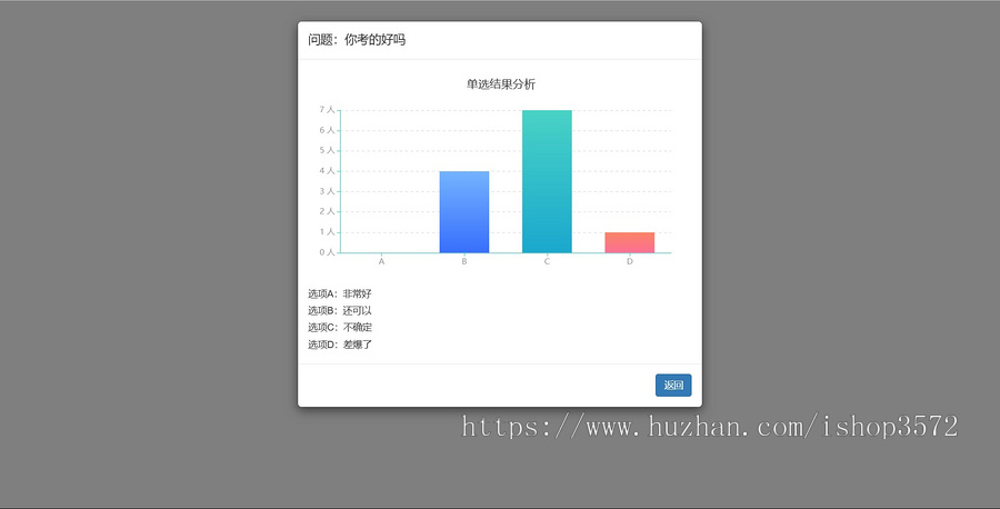 PHP校园问卷调查系统 PHP+MySQL 项目源码+数据库sql文件