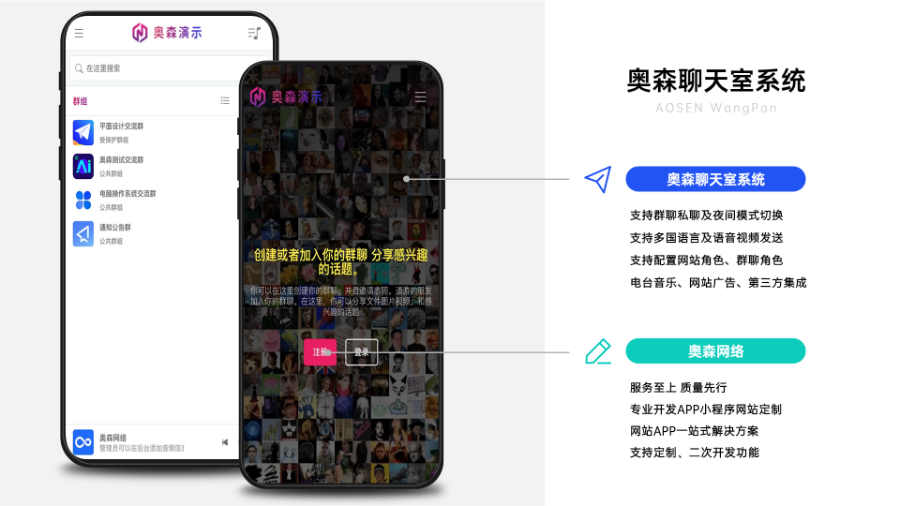 新款国际多国语言聊天室源码一对一聊天即时通讯群聊私聊IM通信社交聊天源码