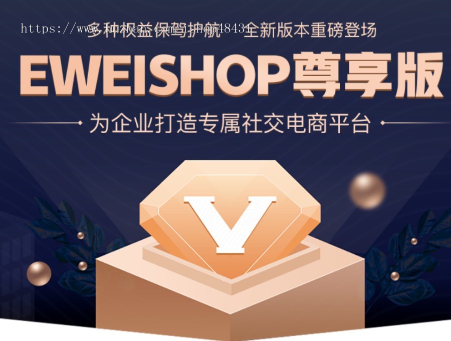 EWEISHOP尊享版全插件正版坑位SAAS账号部署新零售社交分销商城带配套APP